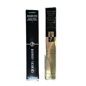 Giorgio Armani & Yves Saint Laurent Mascara Duo